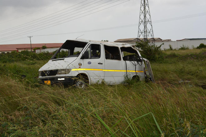 Accident: 14 people injured on Accra-Tema motorway